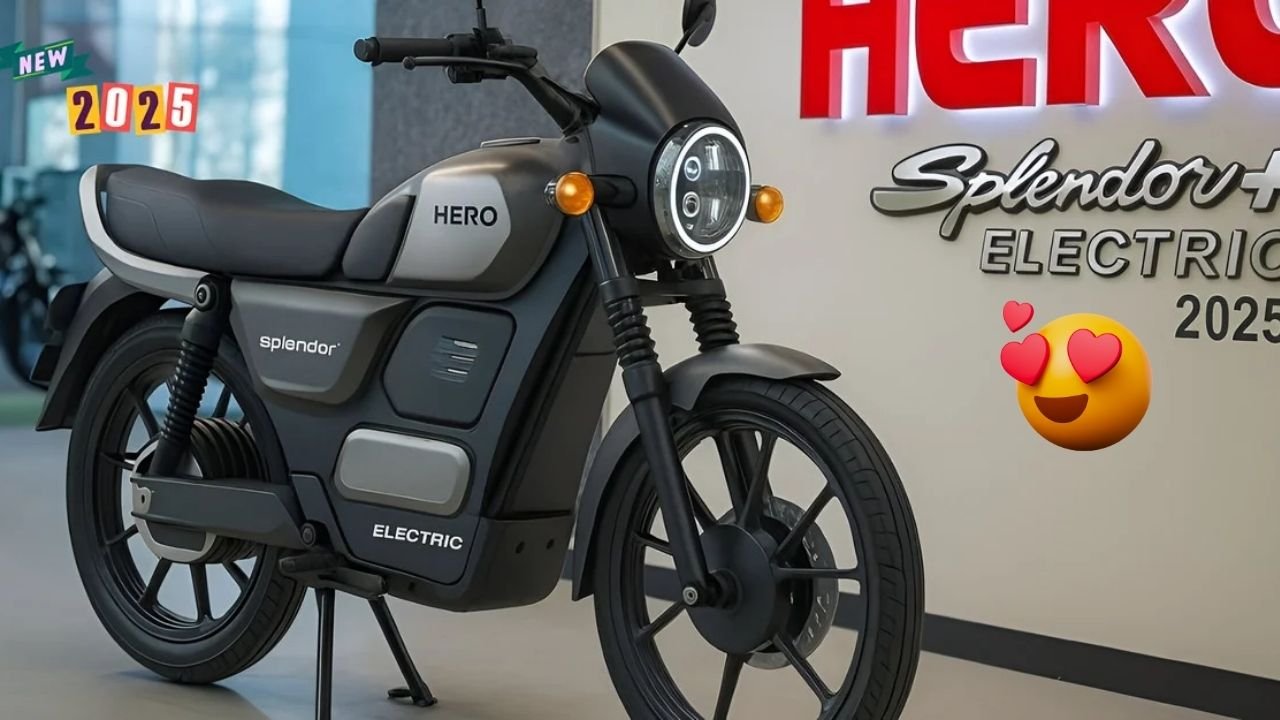 Hero Splendor Pro 2025 Goes Electric 440km Non-Stop Fun, 85kmh Thrill, All for Just ₹21,000!